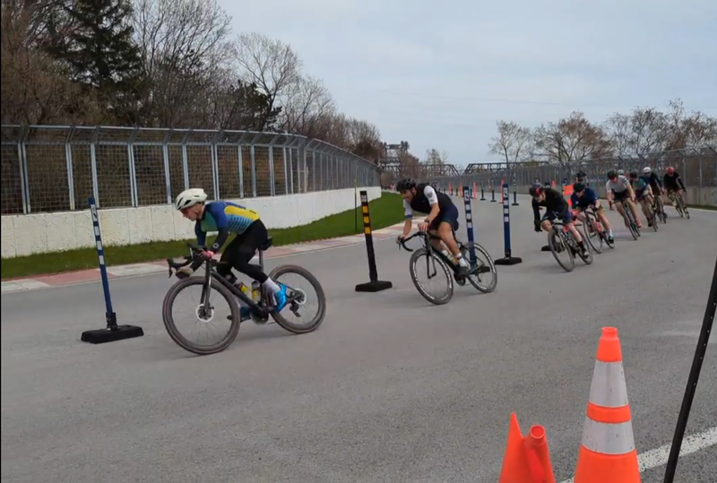 CSL Triathlon training at the F1 track