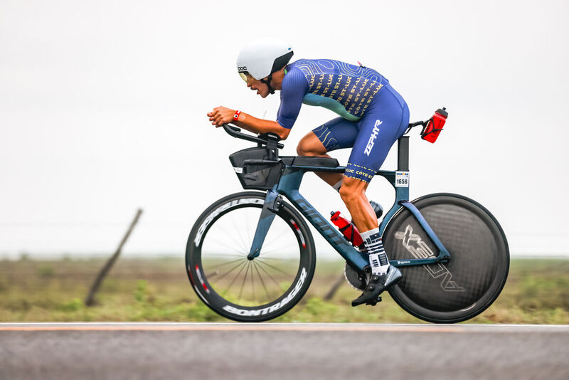 CSL Triathlon athlete racing